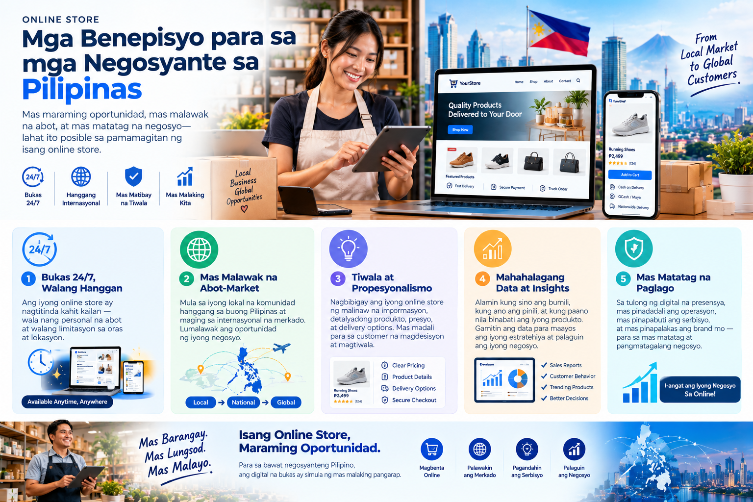 E-Commerce/Online Store Paano ito makakatulong sa negosyomo